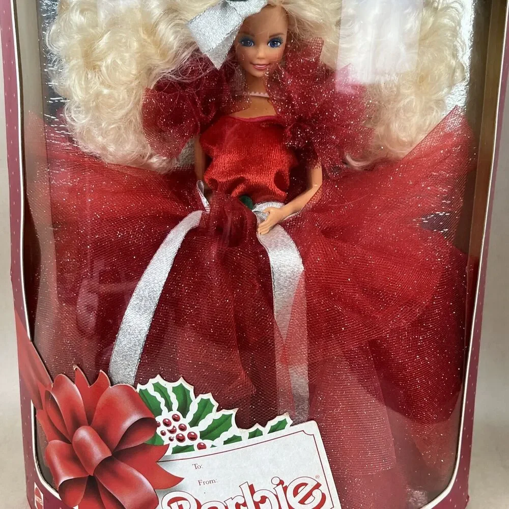 VTG Happy Holidays 1988 Barbie Doll Special First Edition Mattel READ Descriptio